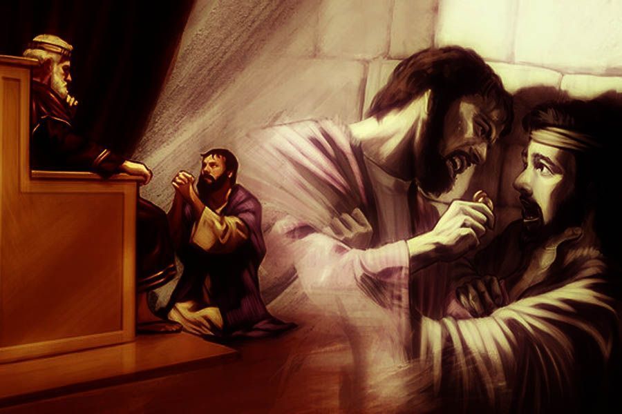 Jesús narra la parábola del deudor injusto