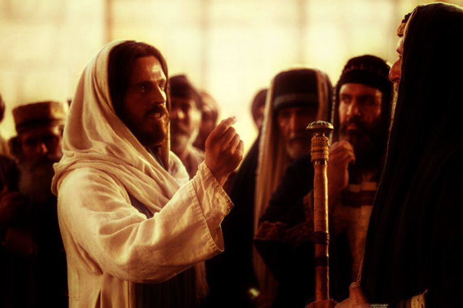 Jesús responde a acusaciones hostiles