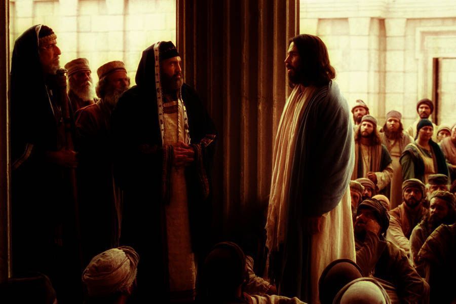 Jesús se ocupa de la hipocresía