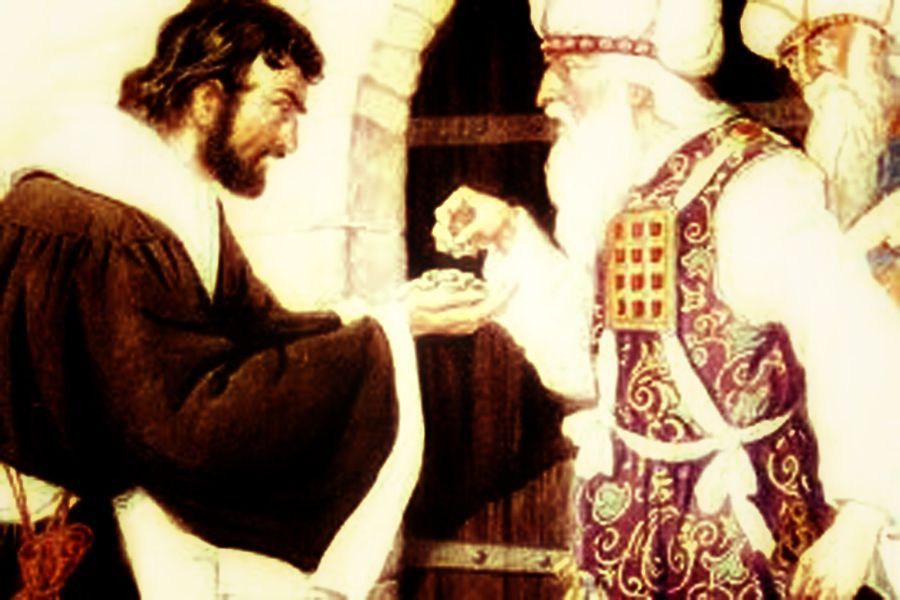 Judas ofrece traicionar a Jesús