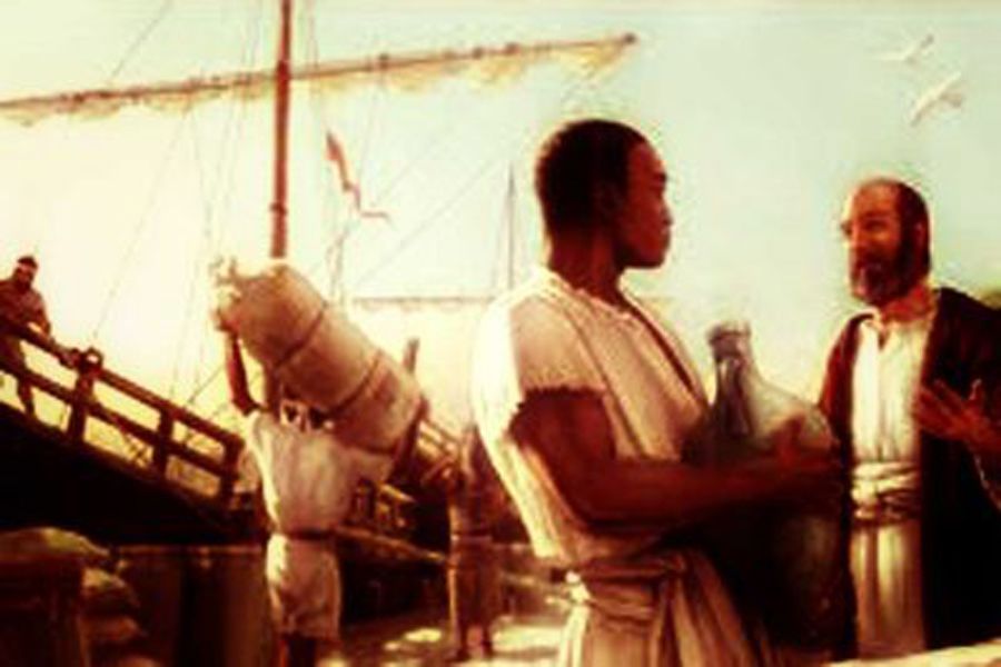 La tempestad en el mar